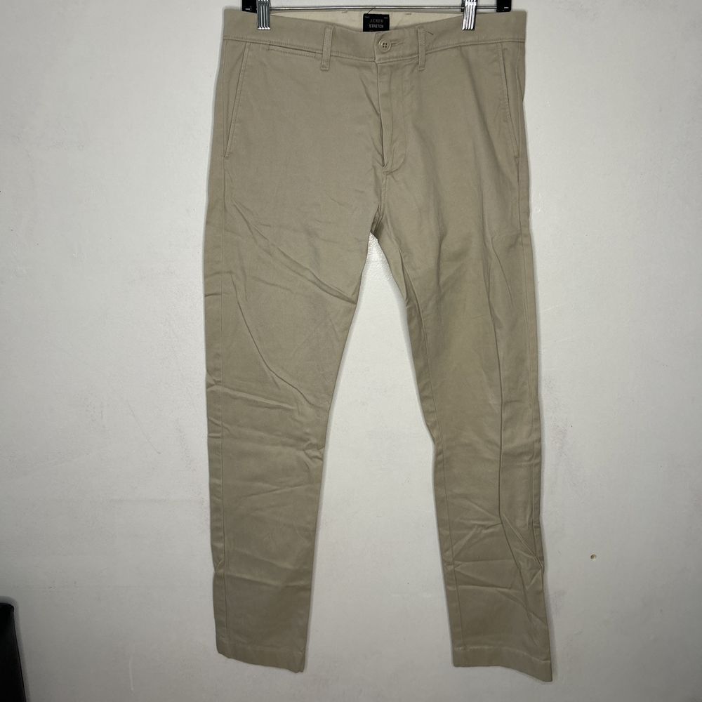 J Crew Slim-fit tech pant Mens Size 30/32 Tan Khaki